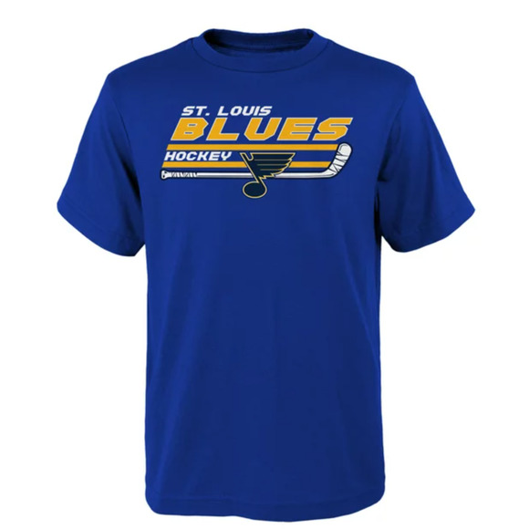 St. Louis Blues NHL Hockey Blue Short Sleeve T-shirt NWT - Picture 1 of 1
